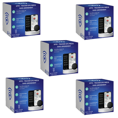 Maison Trace Orbit  (GP90)- Tracker GPS précis sans abonnement (Android/Apple)
